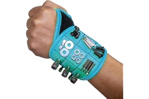 Magnetic Tool Holder,Practical Magnetic DIY Tool Wristband for Holding Screws Nails Drill,Lightweight Powerful Magnets for Me