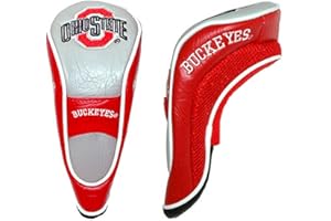 Team Golf NCAA Hybrid Golf Club Headcover, Hook-and-Loop Closure, Velour lined for Extra Club Protection