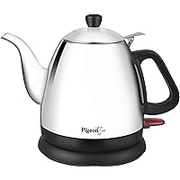 Pigeon by Stovekraft Swell Electric Kettle with Stainless Steel Body, 0.7 Litre boiler for Water, instant noodles, soup…