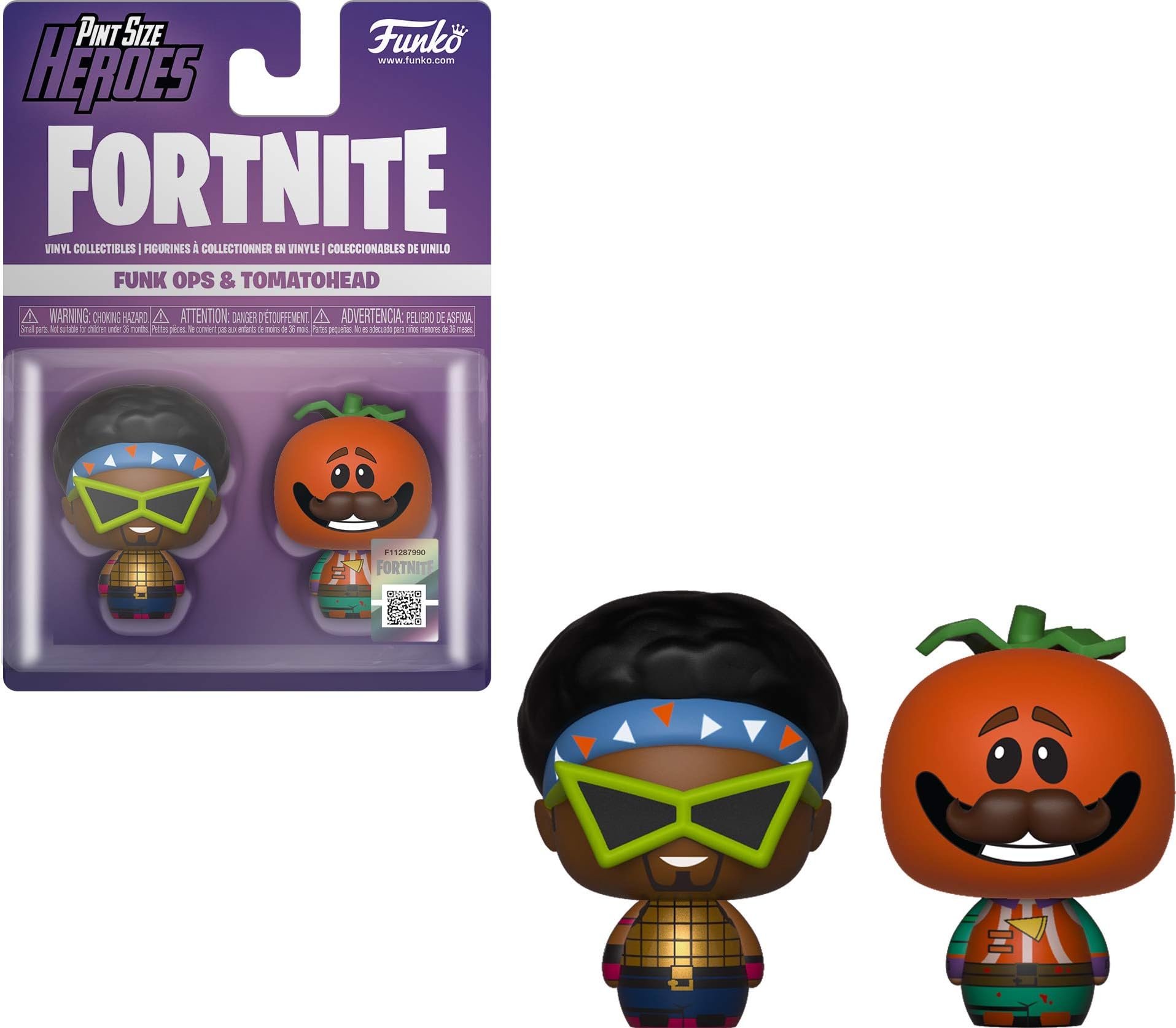 Funko Pint Size Heroes: Fortnite S1a - FunkOps & Tomatohead Action Figure - 38023