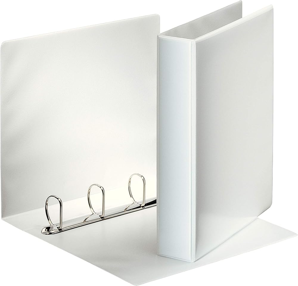 Esselte Essentials A4 Presentation Binder 6.2 cm Spine White PP
