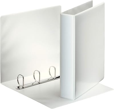 Esselte Essentials A4 Presentation Binder 6.2 cm Spine White PP
