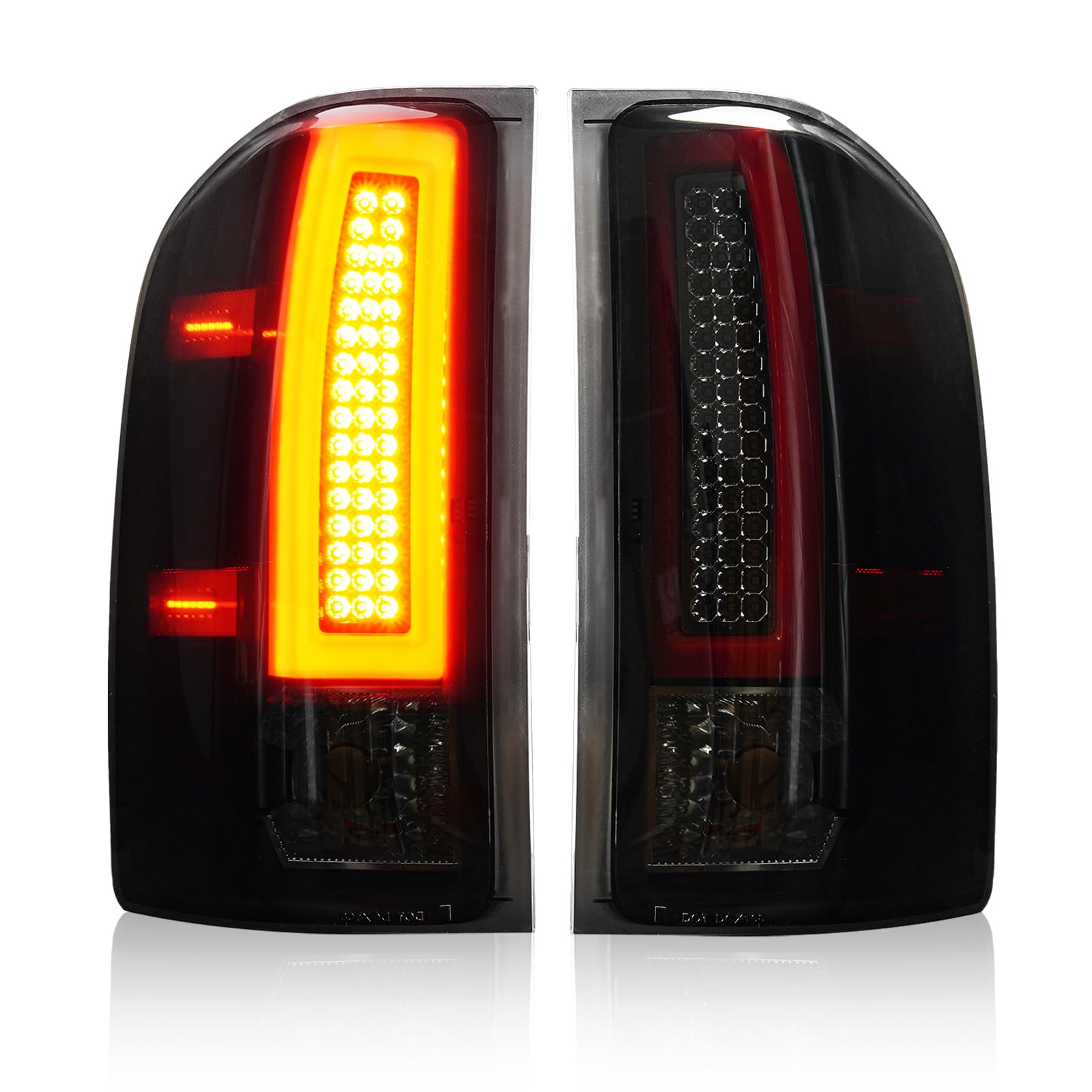 Photo 1 of Tail Lights Assembly [LED Kit] Fit for Chevy Silverado 1500 2500HD 3500HD 07-14, for GMC Sierra 3500HD 08-14, for Sierra Denali 3500 11-14 with Dual Rear Wheel ONLY, Rear Taillights, Smoked Lens
