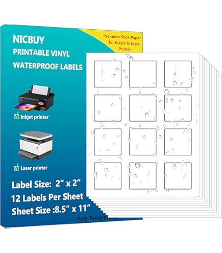 Amazon.com : Avery Durable Waterproof Square Labels with Sure Feed Amazon.com : Avery Durable Waterproof Square Labels with Sure Feed
