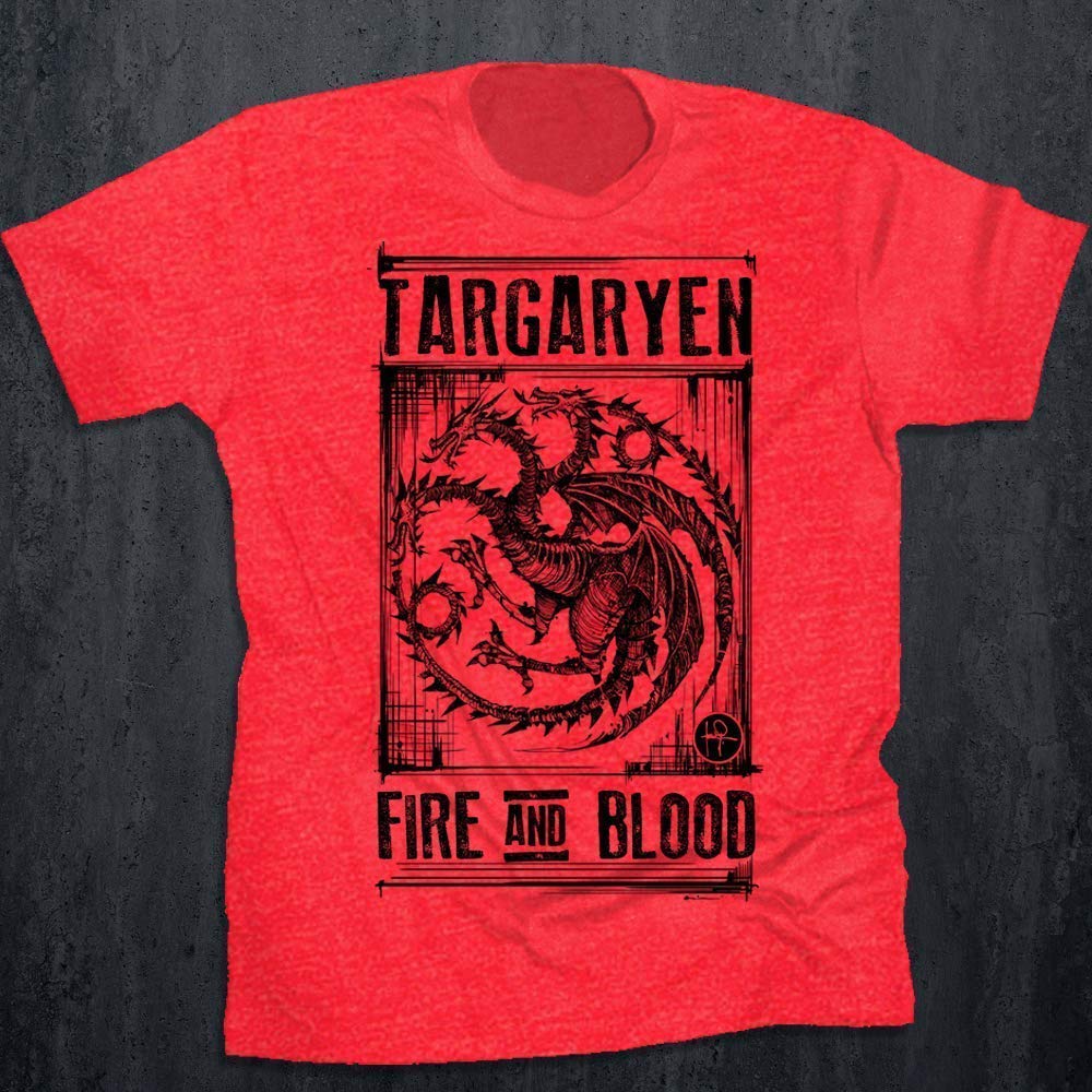 House Targaryen S Inked Tattoo Sigil Logo S T Shirt Game ...