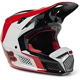 Fox Racing Unisex V3 RS Motocross Dirt Bike Helmet, Fluorescent Red, Small