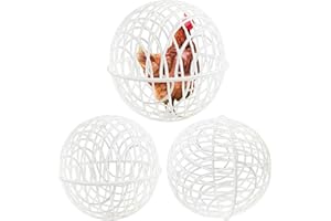 BINIVEIL 3-Piece Movable Chicken Coop Ball - Safe Walking Net, Orb Ball Cage for Pigeons, Rabbits, Ducks