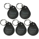 Keysy Rewritable RFID Key Fobs Round (5-Pack)