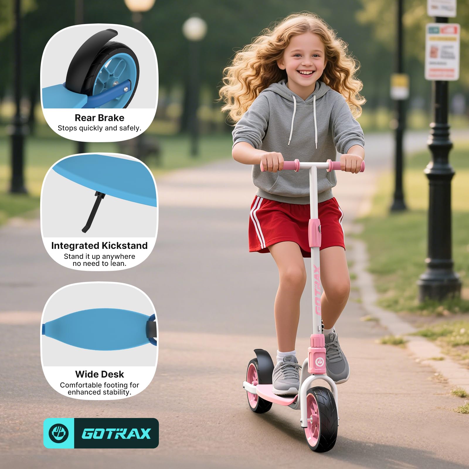 Gotrax KS8 Kick Scooter for Kids 5+, Large 8
