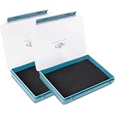 SF 2Packs Fishing Tackle Box Tray 3600 Slit Foam Case Double Buckle Open Plastic Jig Box Heads Hooks Spinners Spoons Storage Tackle Tray