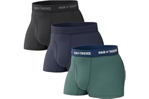 Pair of Thieves Men’s Trunks Underwear Multipack – Cooling Mesh, No-Chafe Comfort, Stay-Put Fit, Breathable Performance