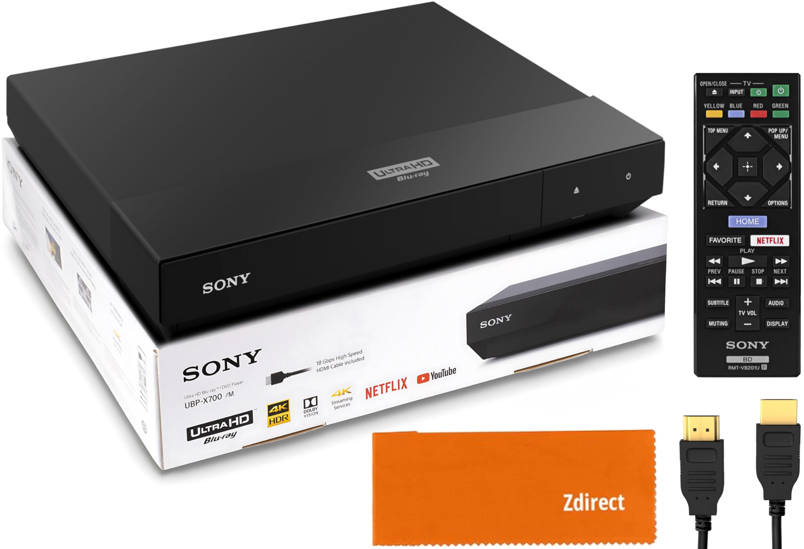 Sony 4k Blu Ray Player Ultra HD UBP-X700M CD/DVD Player with