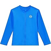 Willit Boys Rash Guard Swim Shirt Long Sleeve Baby/Toddler Girls UPF 50+ Sun Protection Shirt Quick Dry