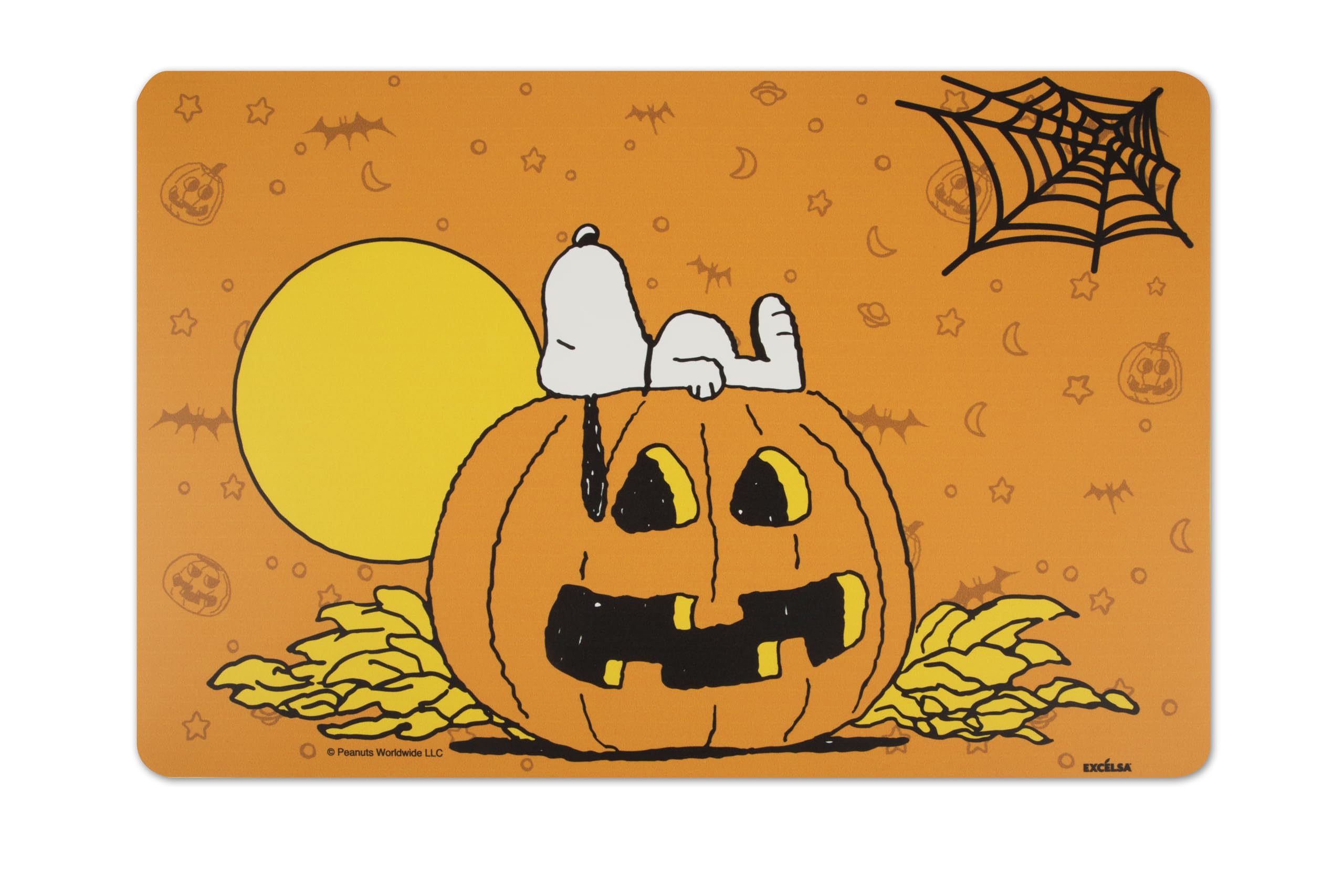 Excelsa Peanuts Halloween Placemat, 43.5 x 28.5 cm, PP Plastic