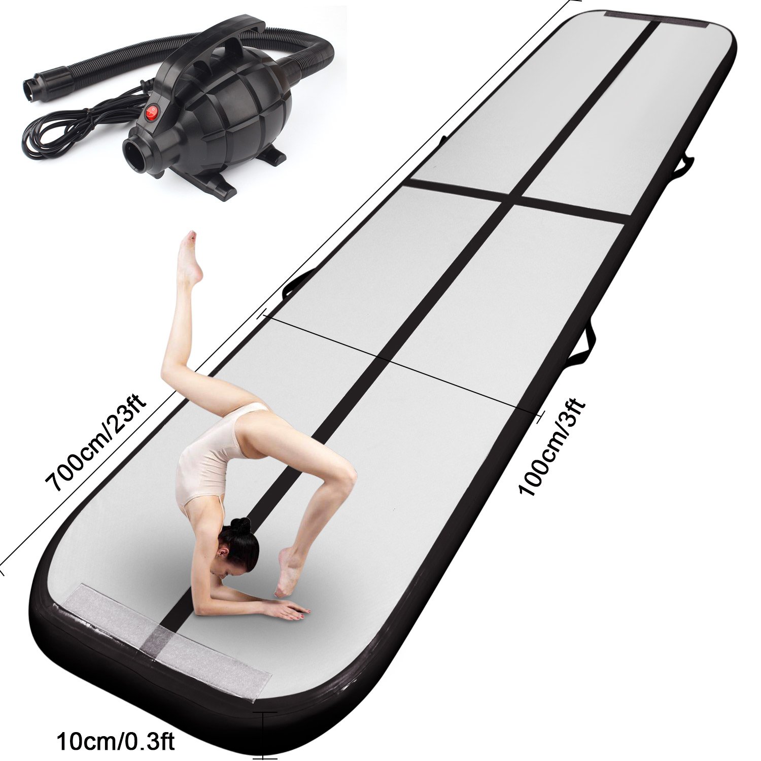 FBSPORT Airtrick Inflatable Gymnastics Air Mat 13ft Length Air Track