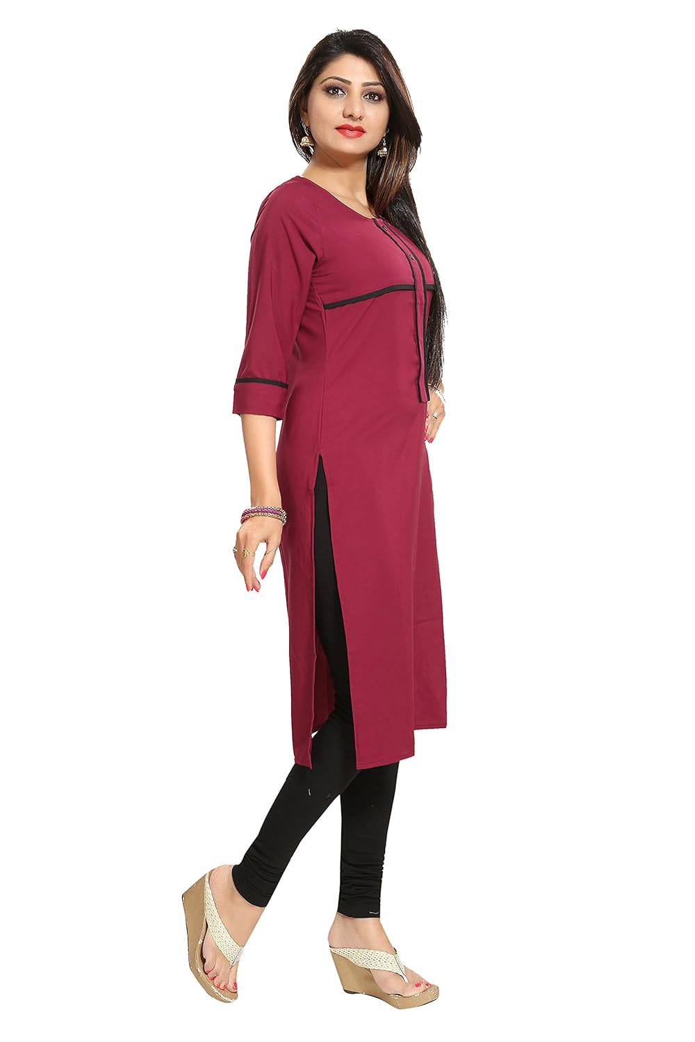 alc creation women's crepe kurta
