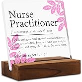 Nurse Practitioner Gifts for Women, NP Appreciation Desk Sign Decor | NP Graduation Gift, Preceptor Appreciation, Thank You Gift, Nurse Desk Decor, Healthcare Professional Recognition