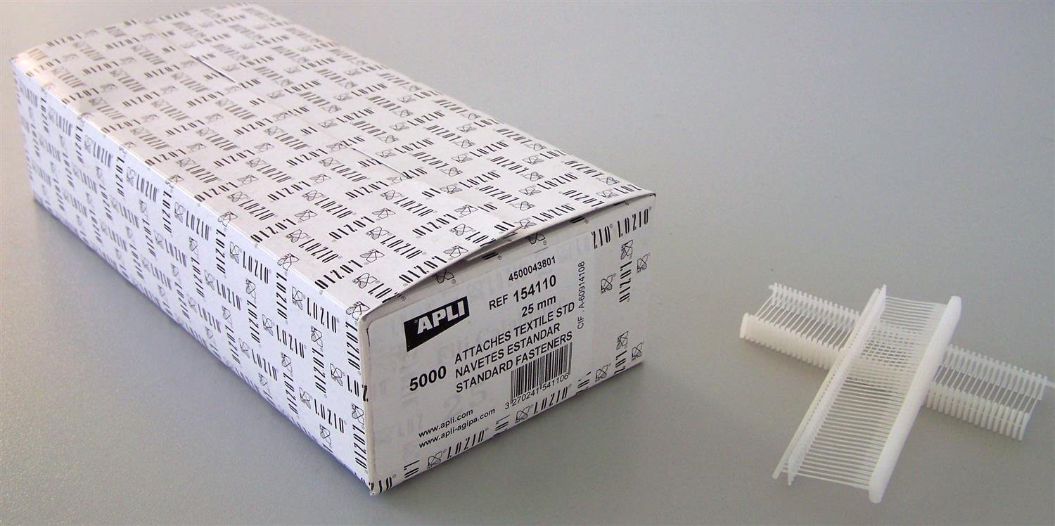 Agipa Banok's Boite de 5000 attaches textiles pour pistolet Longueur 25 mm