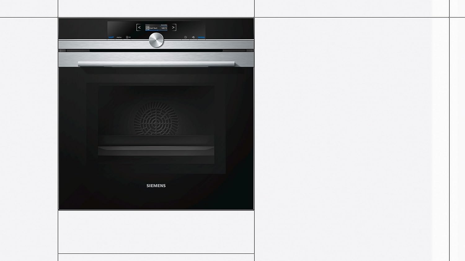 Acciaio inossidabile Siemens iQ700 HM633GNS1 forno Forno elettrico 67 L  Nero Cucine, forni e piani cottura urban-earth.co.uk