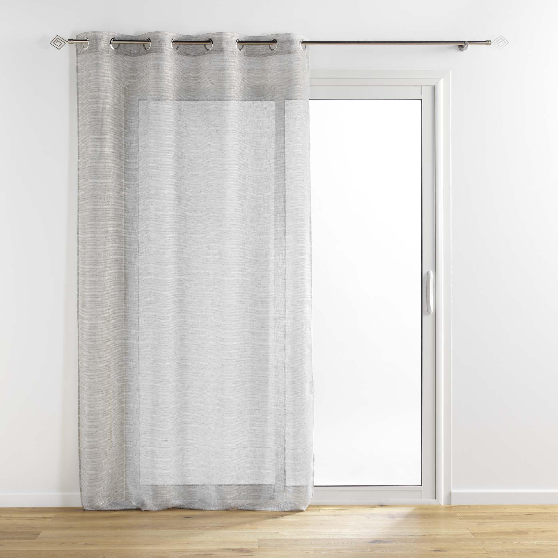 Douceur d'Interieur 140 x 240 cm Curtains, Anthracite/Gold