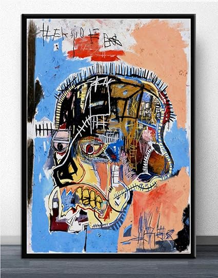 Qianlei Leinwand Malerei Graffiti Moderne Kunstler Malerei Kunst Poster Wandbild Wohnkultur Poster Und Drucke 50cm X75cm Kein Rahmen Amazon De Kuche Haushalt