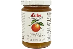DARBO D’arbo Orange Fruit Spread, 16 oz (454 g) | All-Natural Austrian Marmalade | Made with Real Oranges | No Artificial Colors or Preservatives