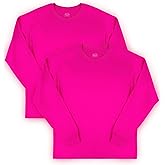 Fruit of The Loom Mens Eversoft Cotton Long Sleeve T Shirts, Breathable & Moisture Wicking with Odor Control