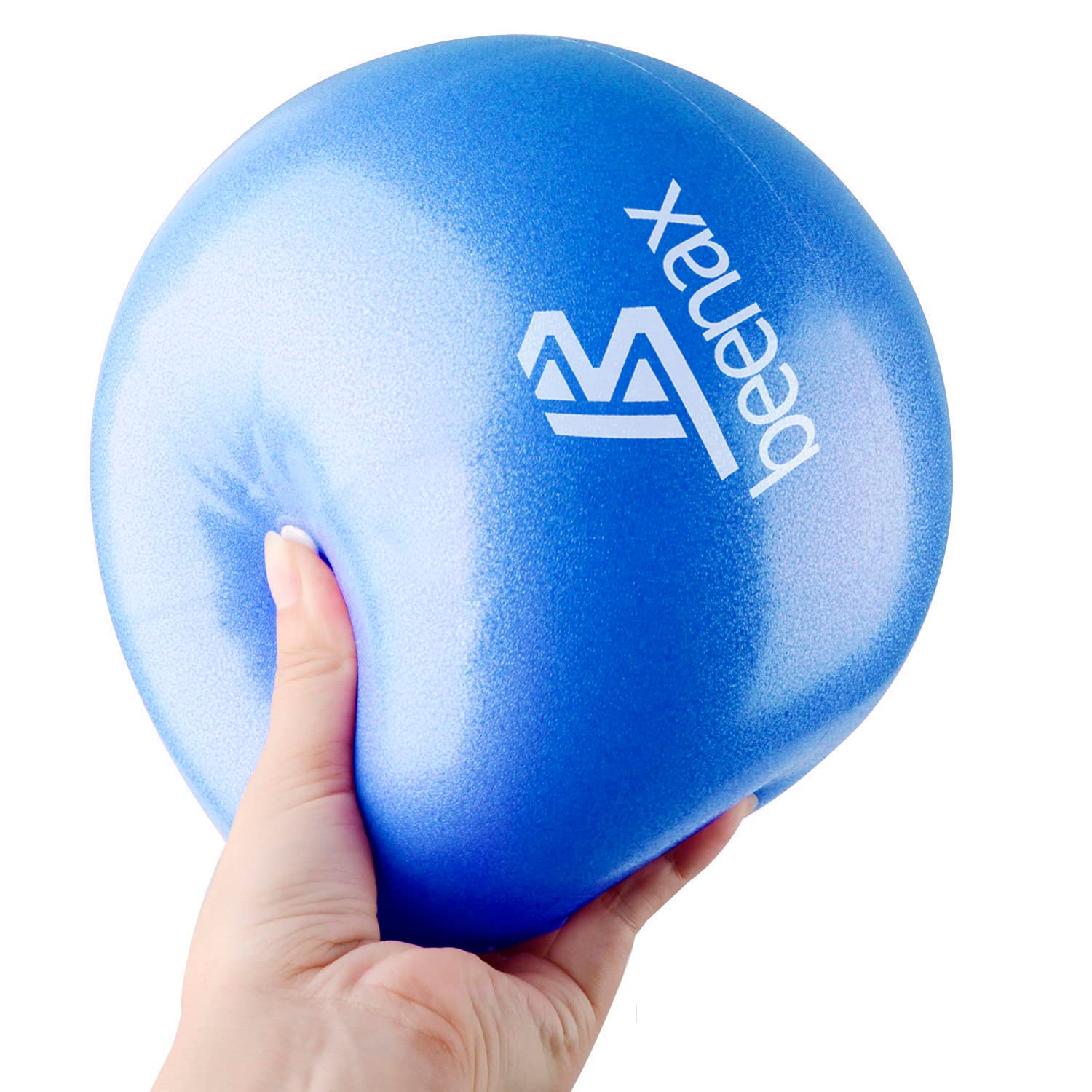 Beenax 23cm Soft Pilates Ball - 9 Inch Exercise, Mini Barre, Gym Ball - Perfect for Yoga, Pilates, Core Training, Physical Therapy and Balance (Home & Gym & Office)