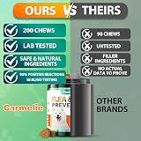 Carmelie Flea Tick Chewables for Dogs 200 Soft Chews Chicken Flavor view 8