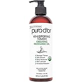 PURA D'OR 16 Oz Organic Massage Therapy Oil USDA Certified Body Moisturizer & Skin Lubricant for Aromatherapy & Relaxation, Silky & Softer Skin (Packaging May Vary)
