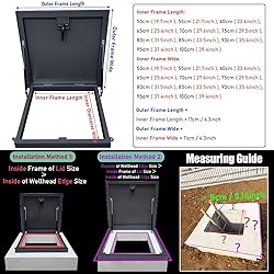 Roof Hatch Steel Anti-Theft Door, Ventilation