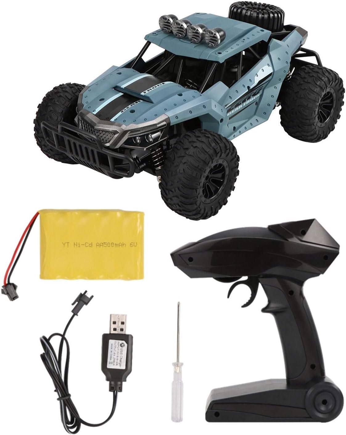 Kinglionae DM-1803 Electric 4 Wheel Off-Road Vehicle Toys (Blue)