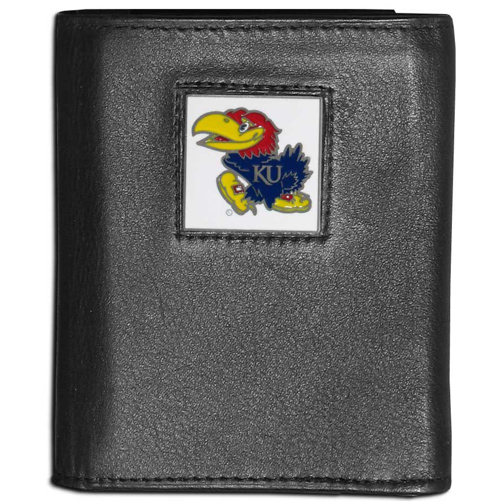 Siskiyou Sports NCAA Kansas Jayhawks Leather Tri-Fold Wallet