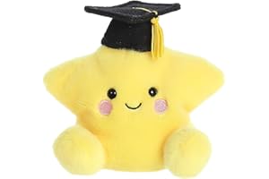 Aurora® Adorable Palm Pals™ Magna Graduation Star™ Stuffed Animal - Fun Collectible Plush for Kids and Adult Collectors - Perfect for Decorating Rooms and Birthday Gifts - Yellow 5 Inches