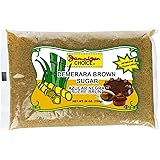 Demerara Brown Sugar - Made From Pure Sugar Cane, Raw Brown Sugar, Product of Mauritius, Kosher | 28 Oz - By Jamaican Choice