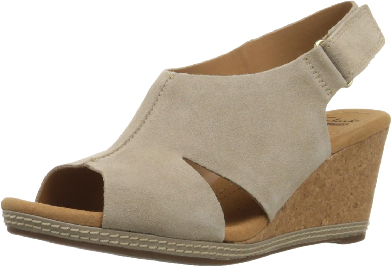 clarks collection wedge sandals
