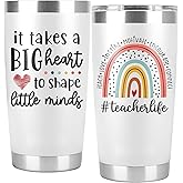 CURTIZON Teacher Life Tumbler - 20 Oz Cup Mug for Women Men, Appreciation Gifts from Students, Birthday Idea for Christmas and Appreciation Week