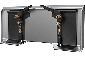 YITAMOTOR 1/4" Skid Steer Attachment Mount Plate & Universal Quick Attach Conversion Adapter Compatible with Kubota, Bobcat Skid Steers, Tractors
