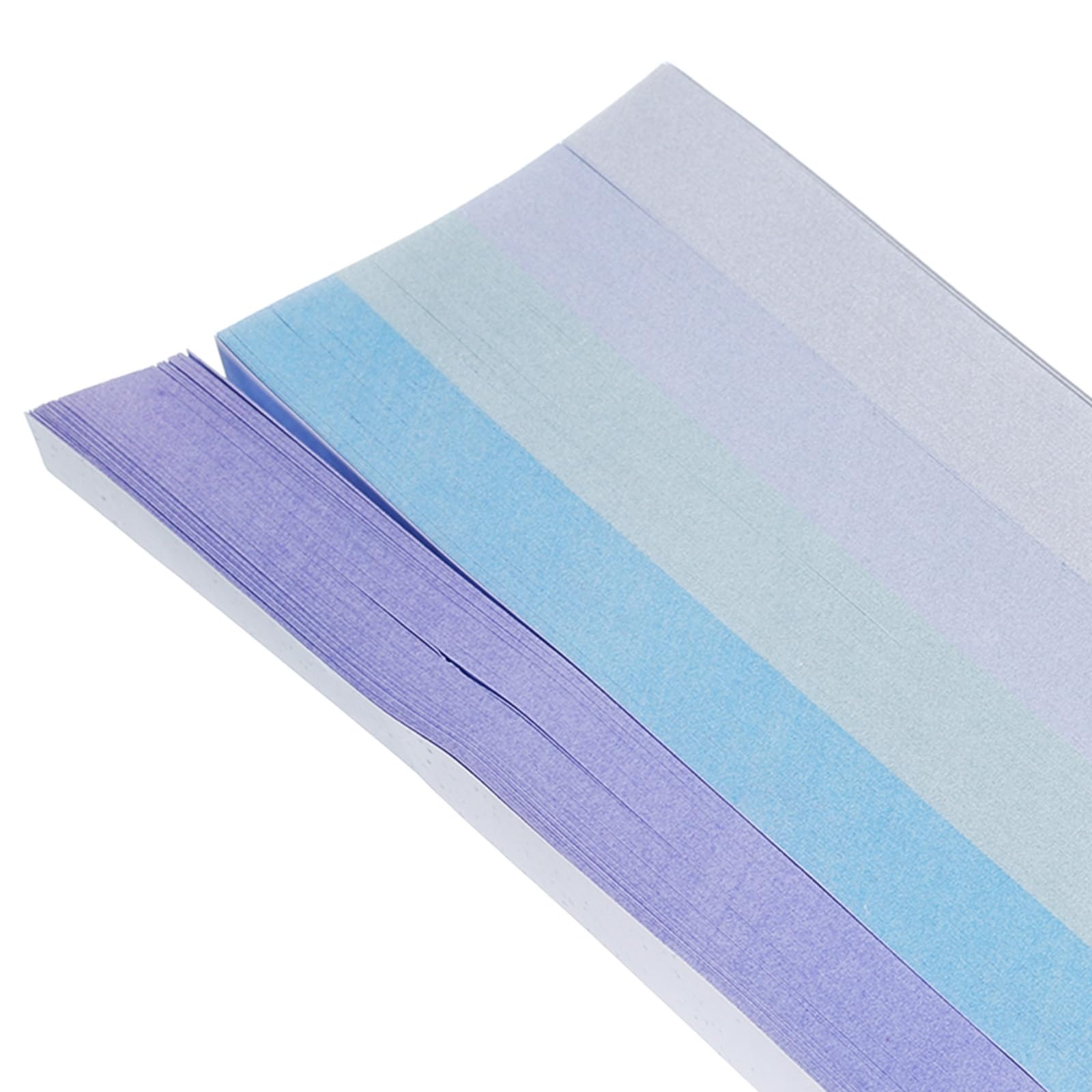 PATIKIL 1040 Sheets Origami Star Paper Strips, 5 Gradient Purple Blue and White Single-Sided Star Paper Strip Lucky Star Paper for DIY Hand Art Crafts, 9.4x1/2inch
