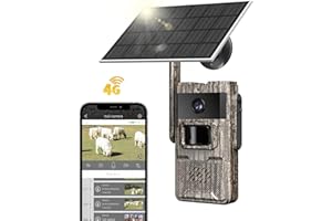 TKENPRO Trail Camera Unlimited Data Plan Cellular Trail Cameras 2K Live Feed 4G Game Camera Built in SIM Card Trail Cameras with Night Vision Motion Activated Waterproof IP66 Solar Cellular Security Camera