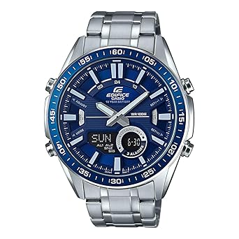 Edifice Analog-Digital Blue Dial Men's Watch-EFV-C100D-2AVDF (EX440)