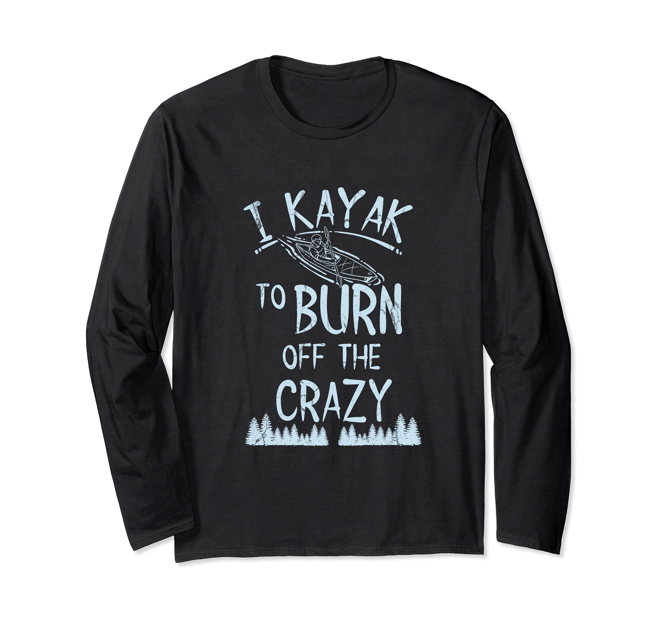 I Kayak Gift Kayaking Long Sleeve T-Shirt
