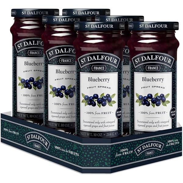 Amazon.com : St. Dalfour Blueberry Fruit Spread - 10oz - 100% from