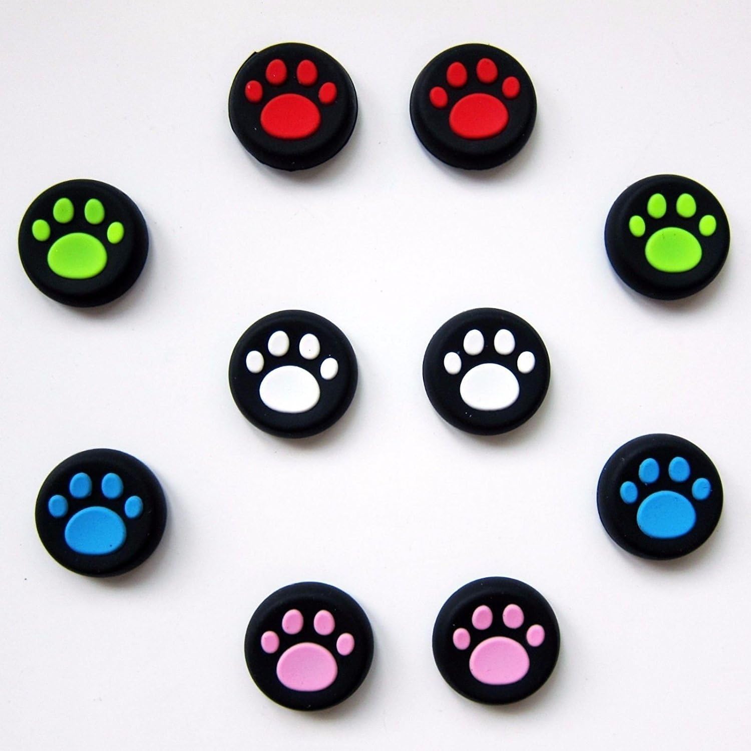Analog Silicone Thumb Stick Grips Cap Joystick ThumbSticks Caps Cover for PS4 PS3 Xbox One Xbox 360 PS2 Game Controllers (5 Colors) - Image 3