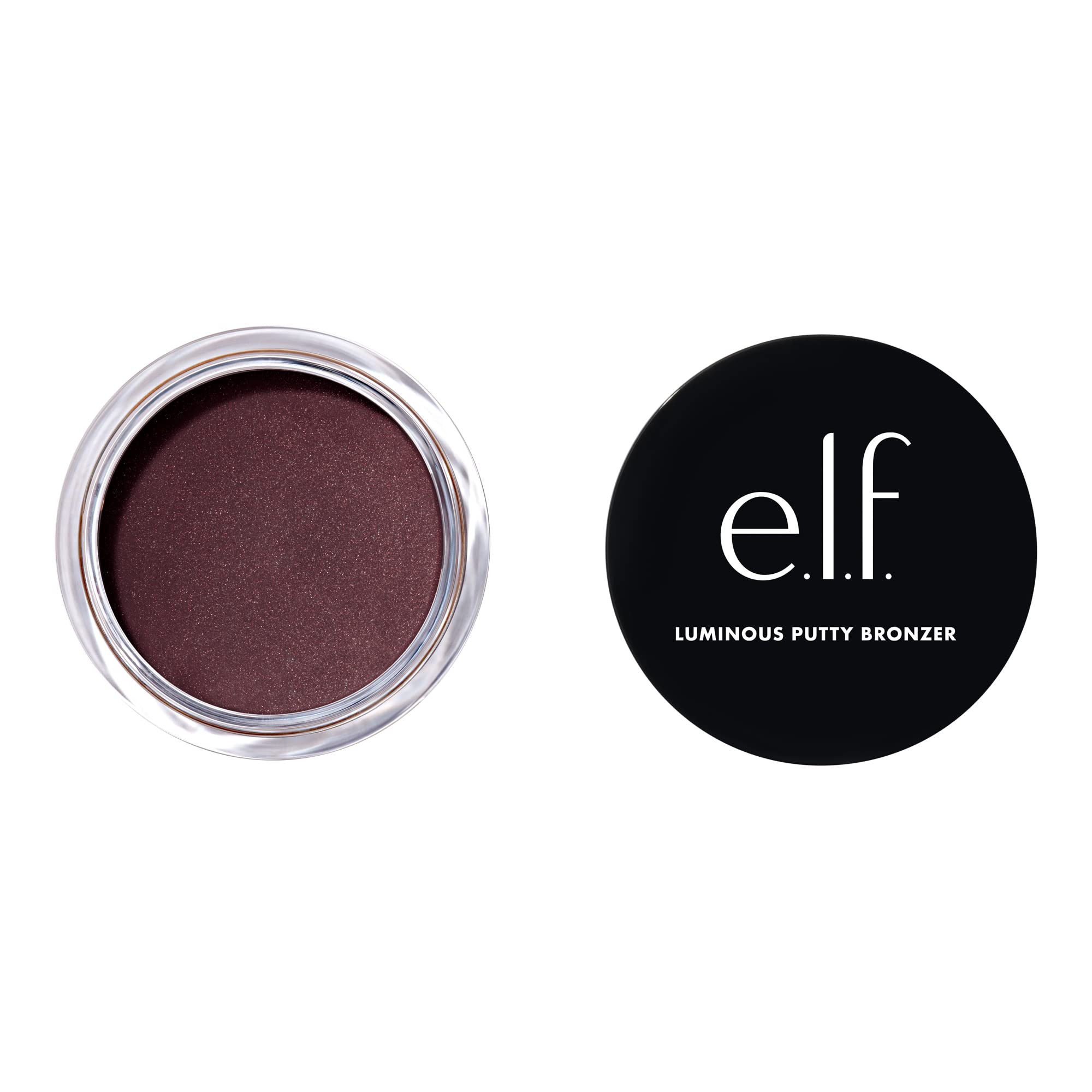 e.l.f. Luminous Putty Bronzer, Lightweight Putty-to-Powder Bronzer For A Radiant, Glowing Finish, Highly Pigmented, Vegan & Cruelty-Free, Frequent Flyer
