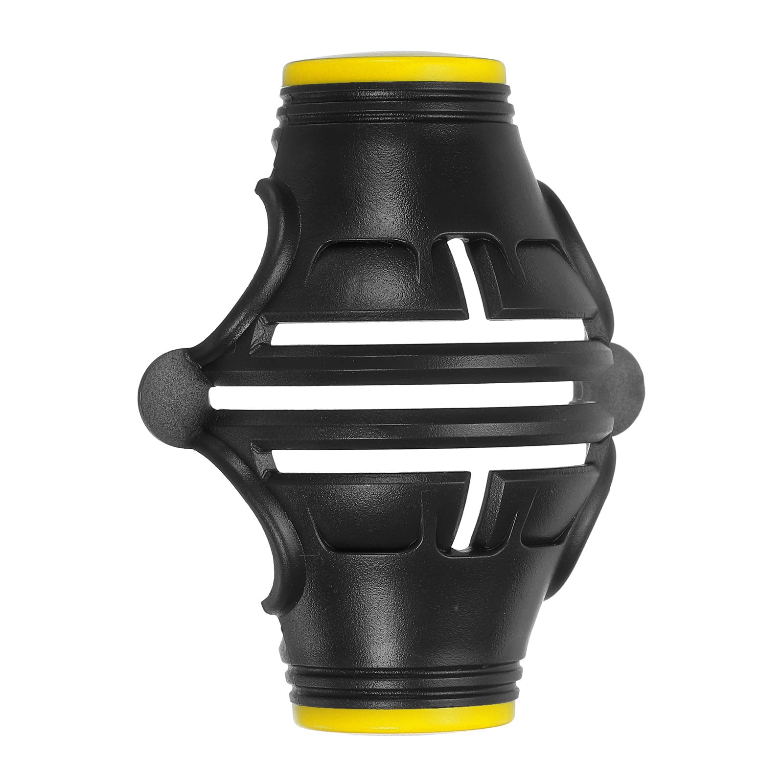 PATIKIL Golf Ball Marker Stencil 360 Degree Triple Track Golf Ball Alignment Marking Tool Line Drawing Marker for Men Women, Black/Yellow