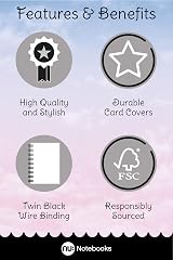 nu: Craze Cloud Range Things to Do Pad - Wirebound Notebook 3 Pack Black view 7