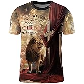 I Can Do All Things Through Christ Shirt, Cross Shirts for Men, Christian Shirts for Men, Bible Verse Shirt