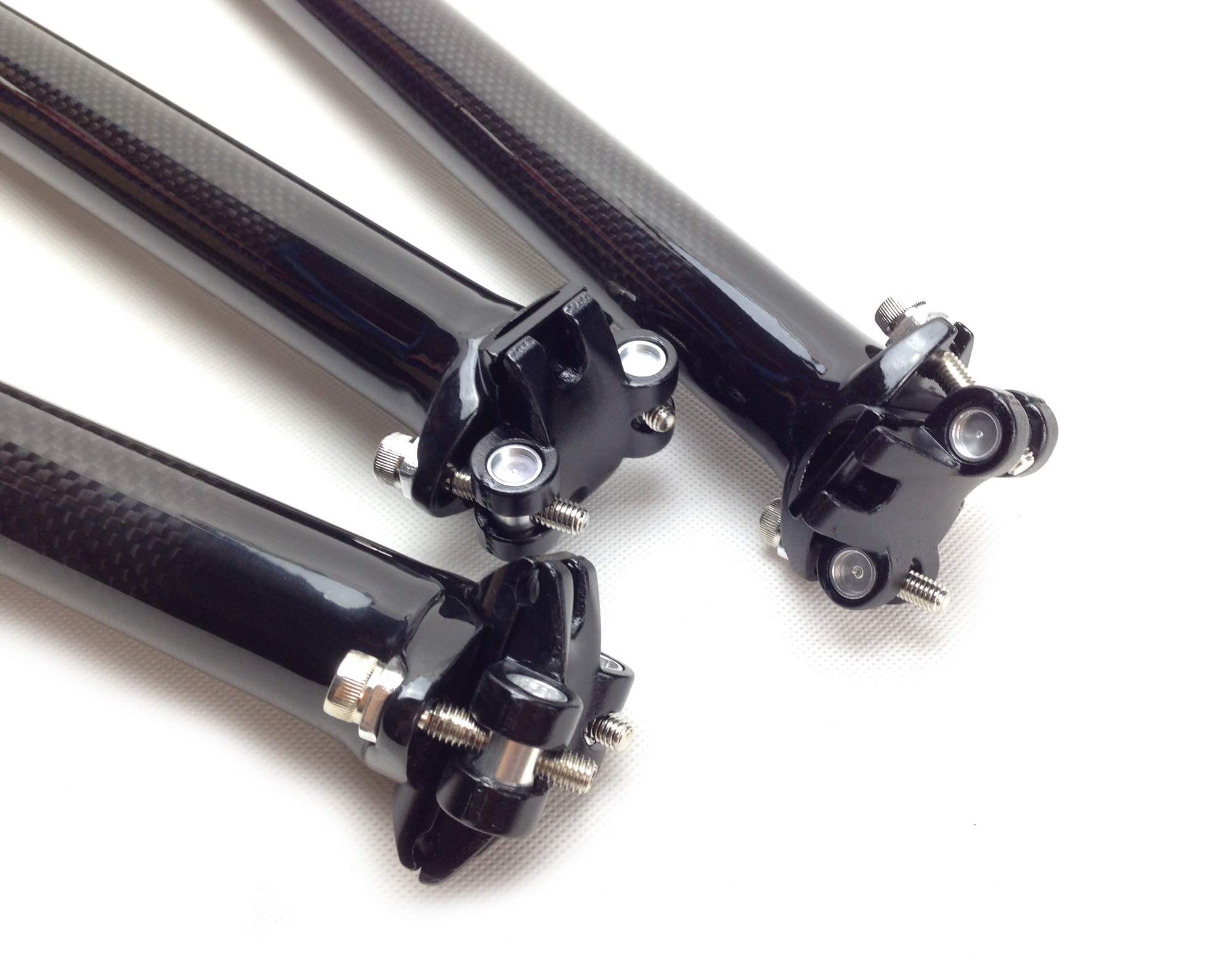 Toseek 3K Full Carbon Fiber MTB Road Bike Bicycle Seatpost 27.2/30. 8/31.6 * 350/400mm (LK, 30.8 * 350MM)