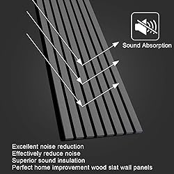 NeatiEase Acoustic Matte Laminate Slat Wall